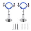 Nicerity 2 Pcs Adjustable Stainless Steel Cable Wire Bracket Pipe