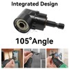 105° Angle Wrench, Black 1/4 Inch Hexagonal Bit Cordless Screwdriver