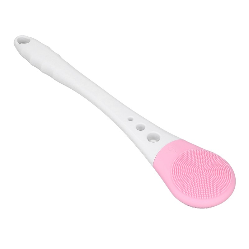 Electric Body Scrubber Shower Brush Long Handle Waterproof Cordless Body
