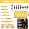 Duratl Rivet Nut Tool Kit, 8-Inch Hand Rivnut Tool for