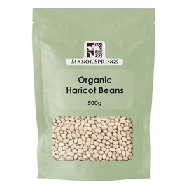 Organic Haricot Beans 500g by Manor Springs Organic