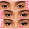 GEMERRY Cluster lashes, DIY Eyelash Extenisons 8-16mm D Curl Fluffy