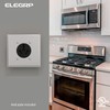 ELEGRP 50 Amps Range Power Receptacle,125/250V Flush Mounting Power Outlet