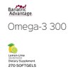Bariatric Advantage Omega-3 300 EPA DHA Fish Oil Capsules, Concentrated