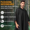 RUAKIVA Impermeables para Lluvia,Poncho Impermeable,3 En 1 Poncho Lluvia,Material Ripstop,Poncho