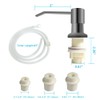 OHiHi Dish Soap Dispenser for Kitchen Sink, Countertop Sink Soap