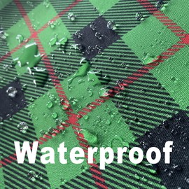 Essifunia Classic Gingham Buffalo Tablecloth Fabric - Oblong 58x144 Inch Checkered Table Cloth for Indoor Outdoor - Irish Table Cover for Christmas Day, St. Patricks Day, Picnics, BBQs, and Parties