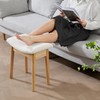 Royal Windsor Vanity Stool with Saddle Cushion, 18 Inch Makeup