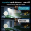 Kolpop Solar Lights Outdoor with Lenses, Remote Solar Security Lights