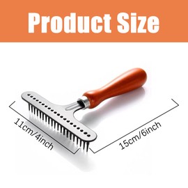 Carpet Pile Brush, Dual-Use Carpet Rake and Pet Undercoat Rake