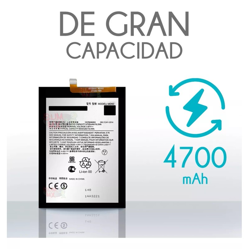 Slim Company Bateria Pila Para Moto G Stylus 5g 2021