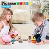 PicassoTiles 0.5” Pixel Magnetic Puzzle Cube 200 Piece Mix &