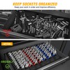 GOOACC Socket Organizer ABS Socket Holder Set 1/4" 3/8" 1/2"