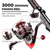 QudraKast Fishing Rod and Reel Combos - High Precision Machined
