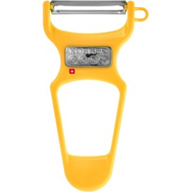 The Kosher Cook Y Vegetable Peeler - Heavy Duty, Ultra Sharp Stainless Steel Blade - Swiss Peeler - Easy Grip Plastic Handle - Color Coded Kitchen Tools - Yellow