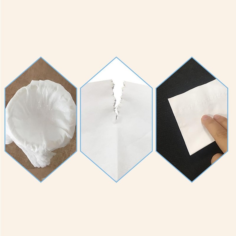 HugeDE 5 Packs Car Tissues Car Visor Napkins Car Travel
