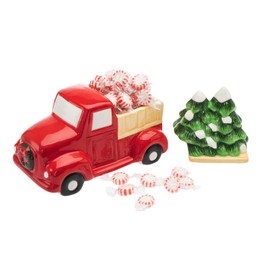 Godinger Holiday Candy Bowl Trinket Holder Candy Dish- Tree on Car