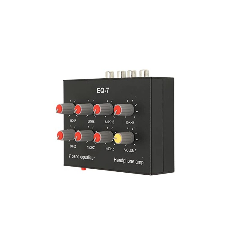 7 Band Audio Equalizer, Adjustable 7 Band EQ Amplifier Equalizer