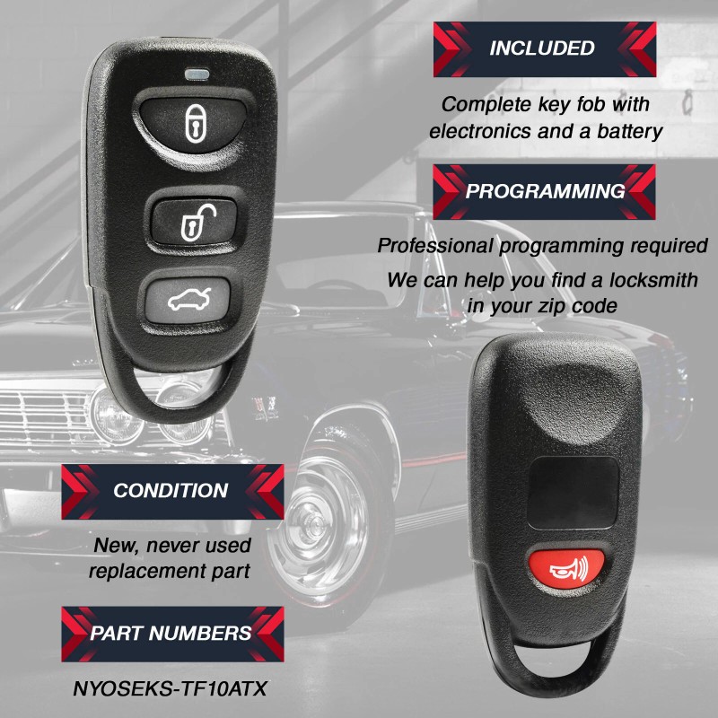 RemoteStop Remote Key Fob for 2012 2013 2014 2015 2016