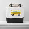 CafePress 2ND GRADE SCHOOL BUS Canvas Tote Top Zipper Closure