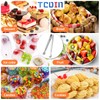 Small Serving Tongs,Ice Tongs,Sugar Tongs,Kitchen Tiny Tongs for Appetizers,12 PCS(6