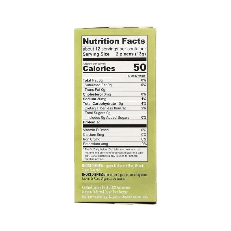 Le Pain Crispbread Buckwheat 4.41 oz (Pack of 6)