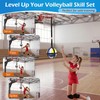 Volleyball Solo Spike Hanging Trainer, Adjustable & Hand-Safe Design