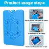 PcvGef 6 Ice Packs, Ice Packs for Cool Bag and