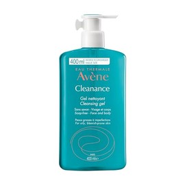 Avène Cleanance, Gel Limpiador para Piel Grasa, 400ml