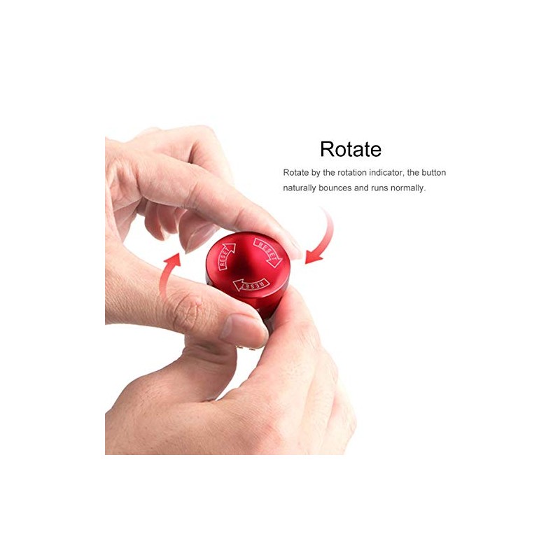 CLDIY Metal Emergency Stop Button Switch, 16 mm 5 A