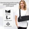 2 PCS Adjustable Arm Sling for Broken Wrist Breathable Shoulder