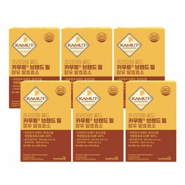 Healthy Hug Premium Gold Kamut Brand Wheat Enzyme 30 sachets / 프리미엄 골드 카무트 브랜드밀 효소 30포X6개 역가수치 961800 호라산밀 아밀라아제 프로테아제 발효 소화