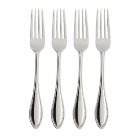 Oneida American Harmony Everyday Flatware Dinner Forks, Set of 4