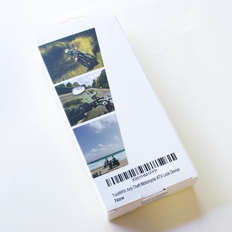 ToolWRX Motorcycle Lock Heavy Duty Anti Theft for Scooter &