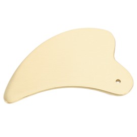 Gua Sha Facial Tool Copper Facial Scraping Massage Tool Promote Circulation Face Guasha Board Portable Face Scraping Plate for Face Lifing