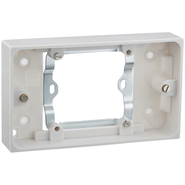 Pro Elec 868 SINGLE TO DOUBLE 13A SOCKET CONVERTOR, White