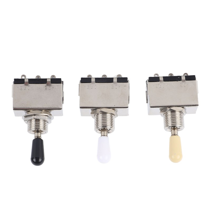 3Pcs Electric Guitar Toggle Switch 3 Way Voice Changeover Shifter