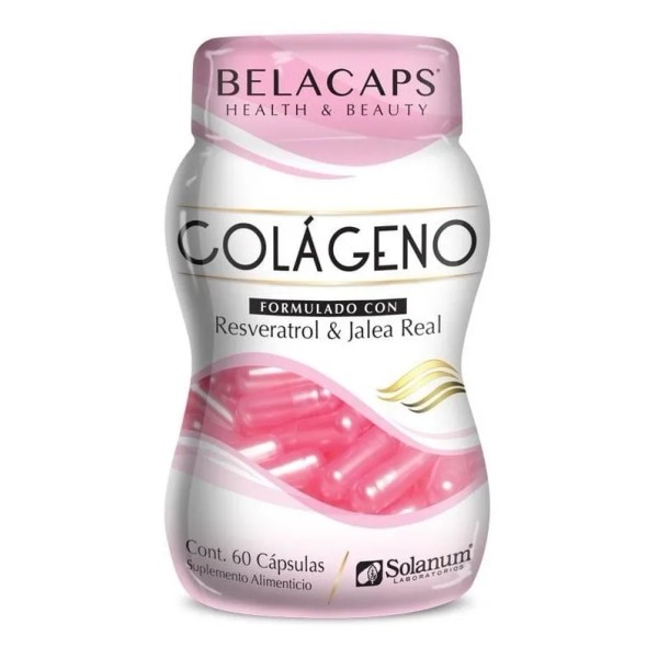 Solanum Belacaps Colágeno Resveratrol&jalea Real 60 Caps Sfn Sabor Sin