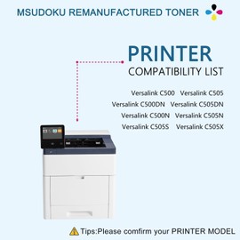 Versalink C500/C505 Toner Cartridge 106R03869 106R03868 106R03867 106R03866