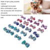 22pcs Pet Bowknot Rubber Bands Cute Colorful Dog Grooming Hair