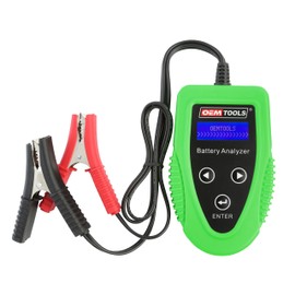 OEMTOOLS 24359 Digital Car Battery Tester, 12V Battery Diagnostic Tool, 200-1200 CCA Load Capacity, Charging, Cranking, and Starter Tester for Truck, Boat, RV, Golf Cart, and More