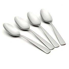Oneida Everyday Flatware Nocha 4PK Dinner Spoons, Set of 4, Silver
