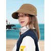 soul young Sun Hat with Ponytail Hole for Women Summer