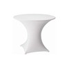 Gastro Uzal Table cover, 2-piece set, white, stretch, diameter 70-75