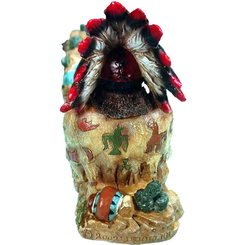 Nose Desserts Peace Pipe Smoking Great Indian Chief, Stick and