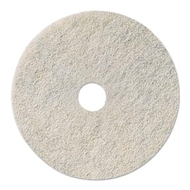 Boardwalk BWK4019NAT 19 in. Diameter Burnishing Floor Pads - Natural White (5/Carton)