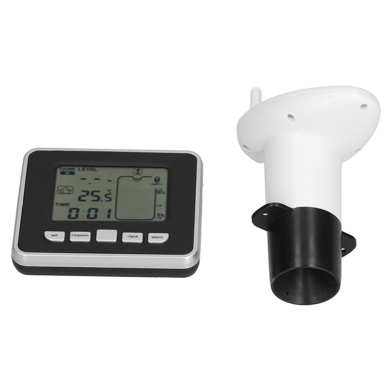 Water Tank Level Meter Ultrasonic Digital Display Depth Gauge Sensor