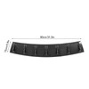 3 Pcs Chassis Deflector Universal Black Rear Lip Shark Fin
