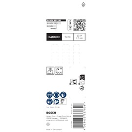 Bosch 3 x Expert Tough Metal Thick T155HHM Jigsaw Blade (for Stainless Steel Sheets, Length 92 mm, Professional Accessories Jigsaw)