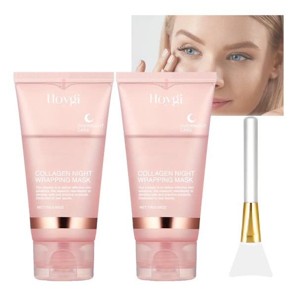 Máscara De Colágeno Para Envolver La Noche, Máscara Exfolian Todo